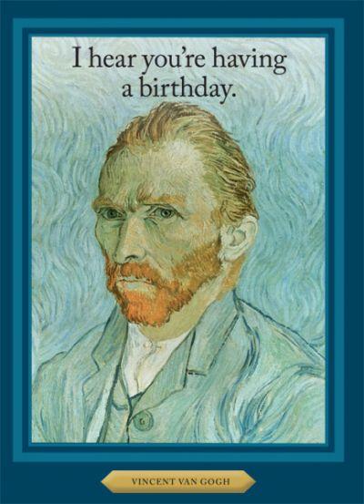 Õnnitluskaart Vincent Van Gogh