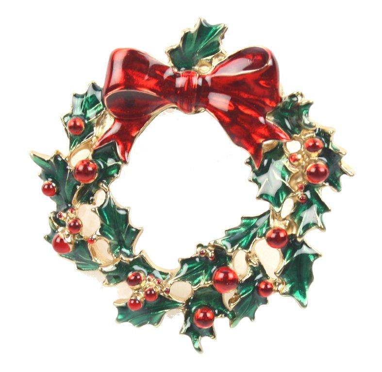 PROSS CHRISTMAS WREATH WITH RED BOW