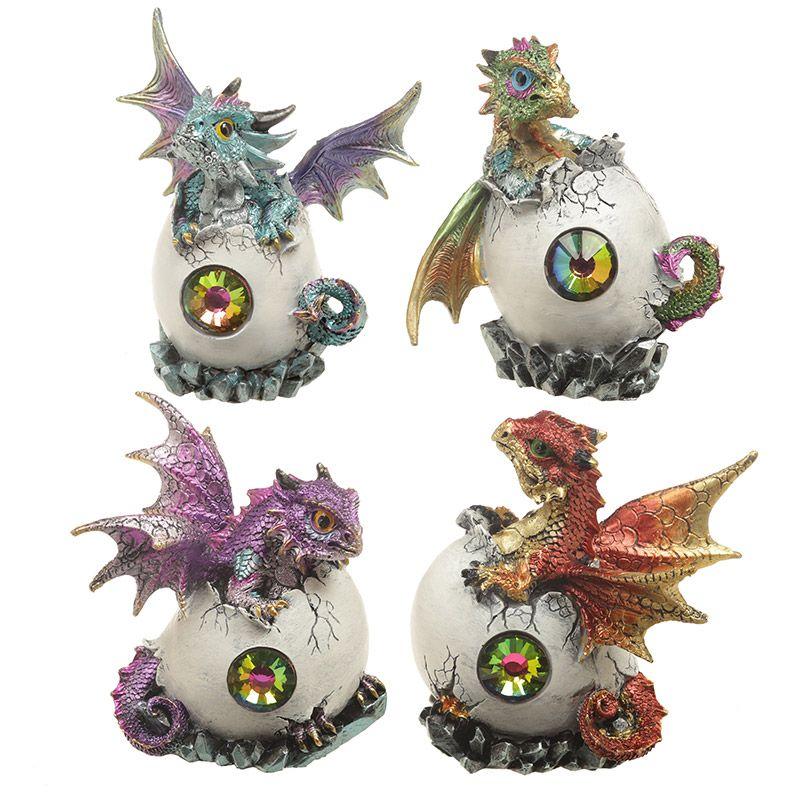 Dekoratiivkuju Enchanted Nightmare Dragon: Crystal Birth, assortii