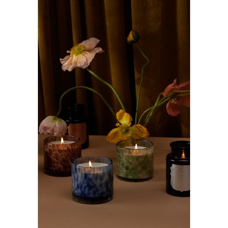 Paddywax Luxe Bubble Glass küünal Amber, Baltic Ember, 226g