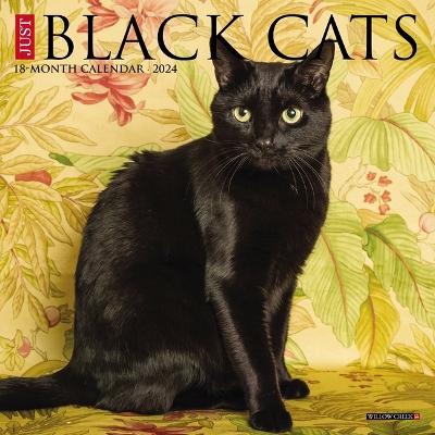 Just Black Cats 2024 7 X 7 Mini Wall Calendar
