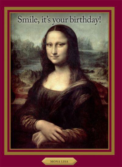 Õnnitluskaart Mona Lisa By Leonardo Da Vinci