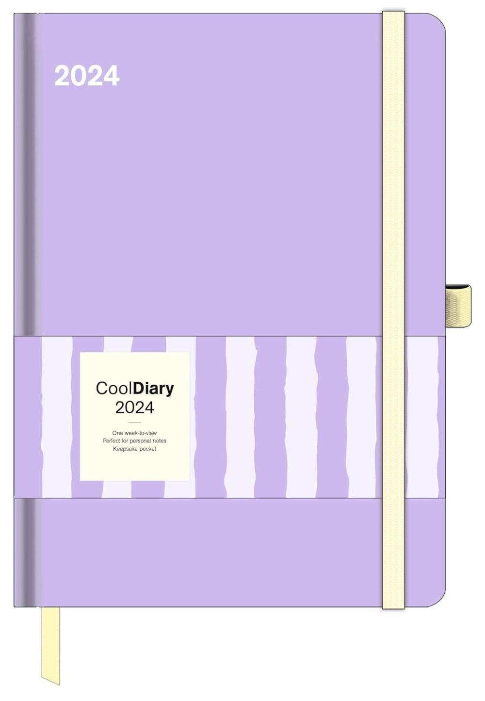 2024 kalendermärkmik CoolDiary: Lavender, A5
