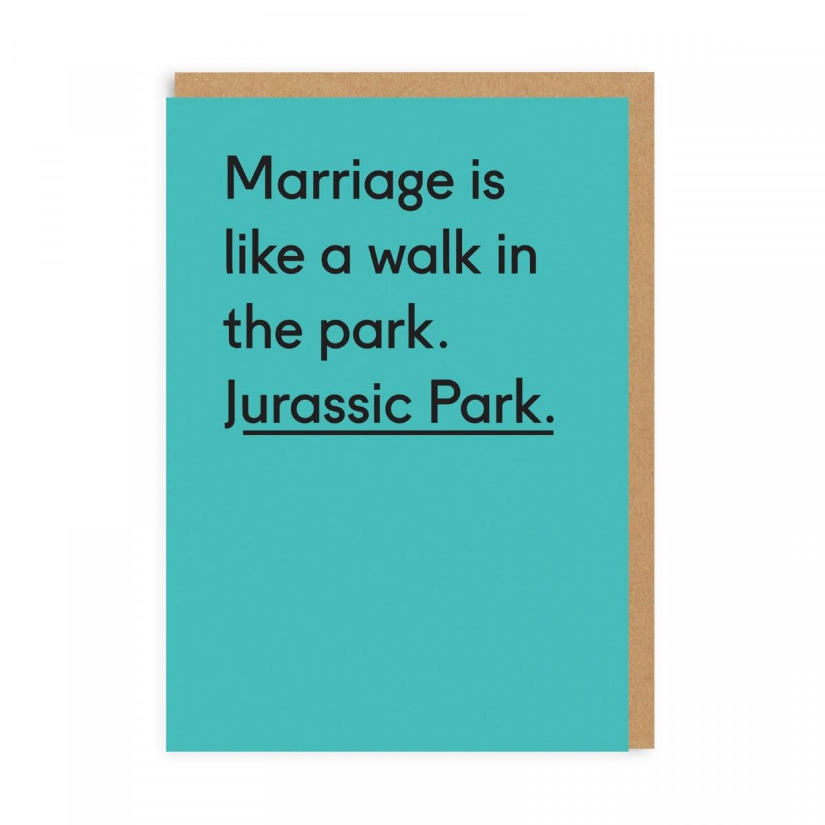 Õnnitluskaart Jurassic Park