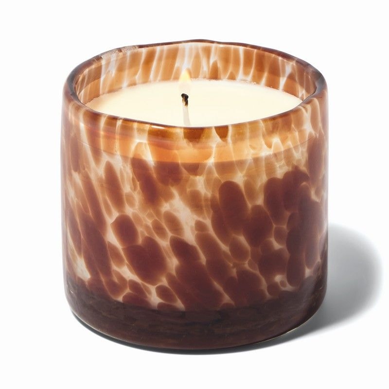 Paddywax Luxe Bubble Glass küünal Amber, Baltic Ember, 226g