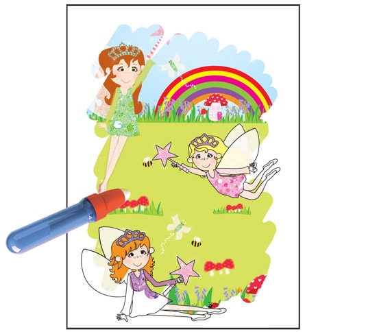 Värviraamat veemaagia - haldjate sõbrad