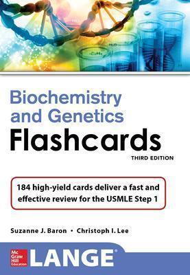 LANGE BIOCHEMISTRY AND GENETICS FLASHHCARDS, THIRD EDITION