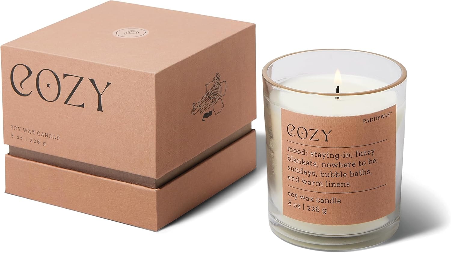 Paddywax Mood Lõhnaküünal Cozy, 226g