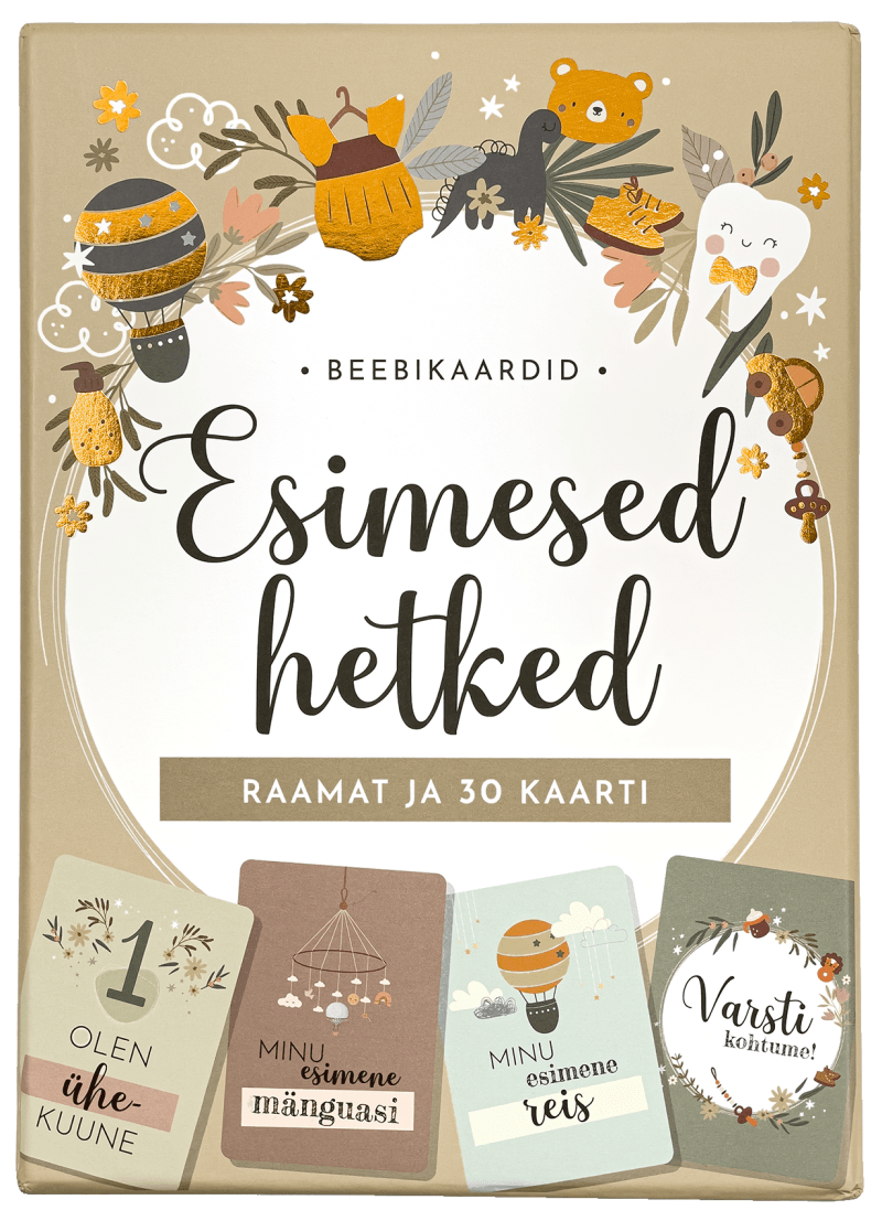 Beebikaardid. Esimesed hetked