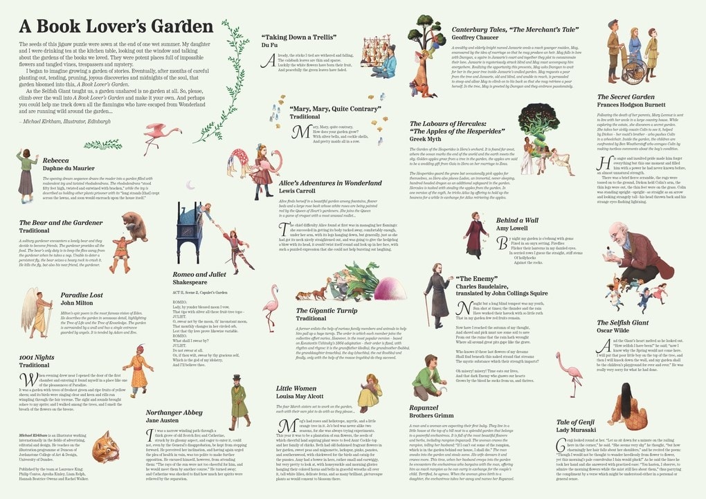 Pusle A Book Lover's Garden, 1000tk