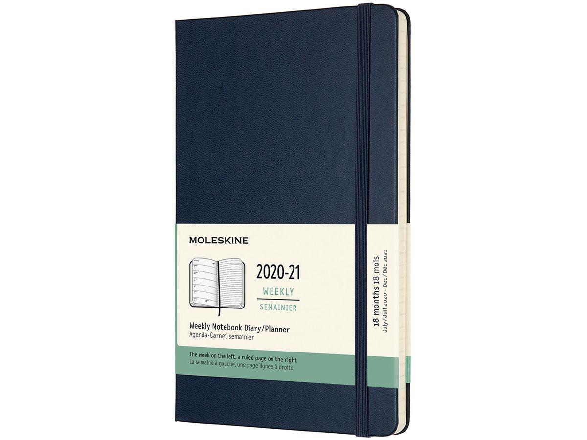 Moleskine 2020-21 18M Weekly Notebook Large SapphiRE BLUE