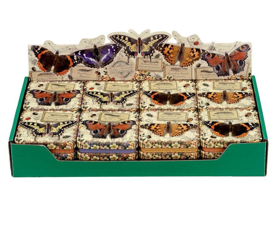 Plekk-karp Vintage Butterflies, mini, assortii