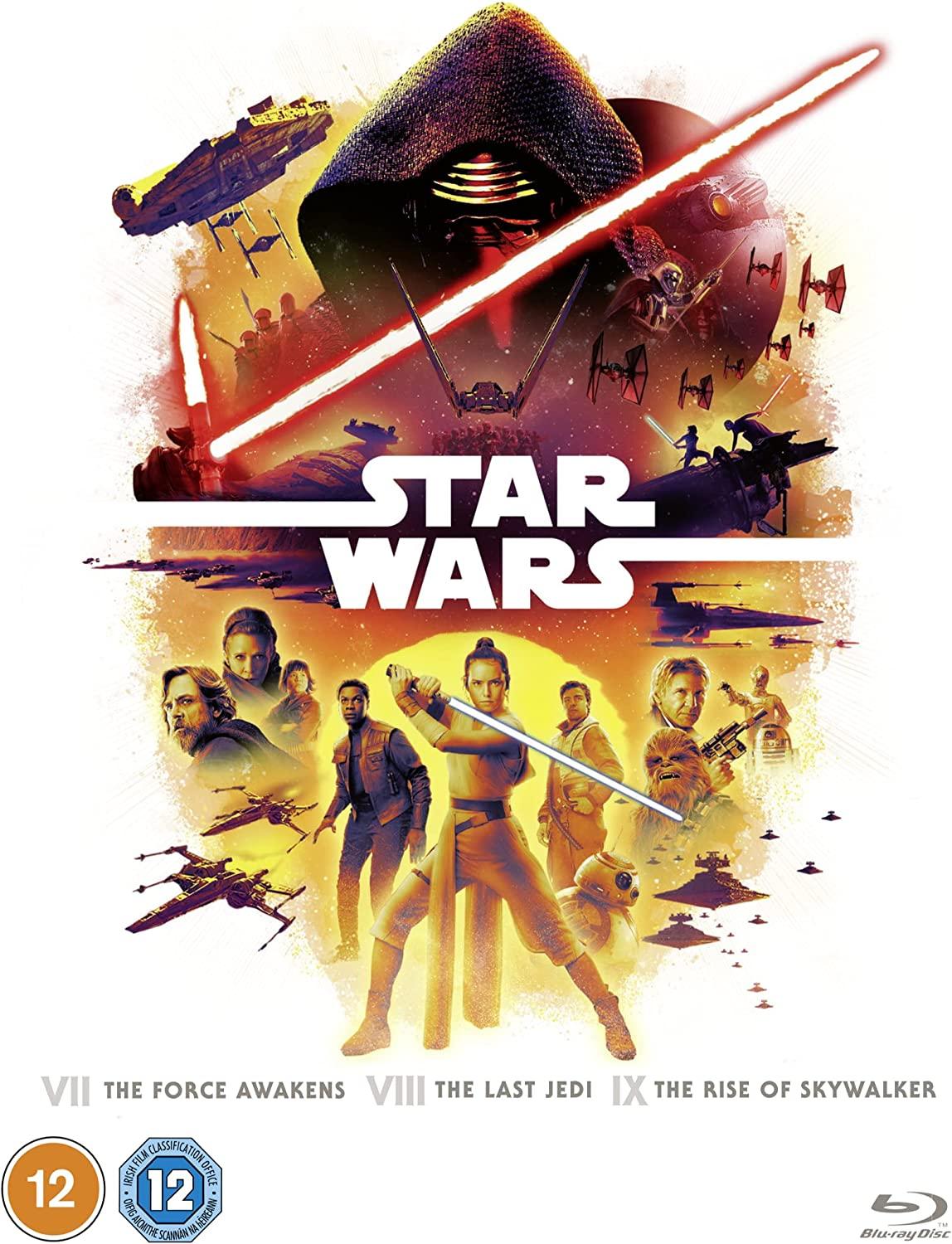 Star Wars Trilogy: Episodes VII, VIII and IX (2022) Blu-ray