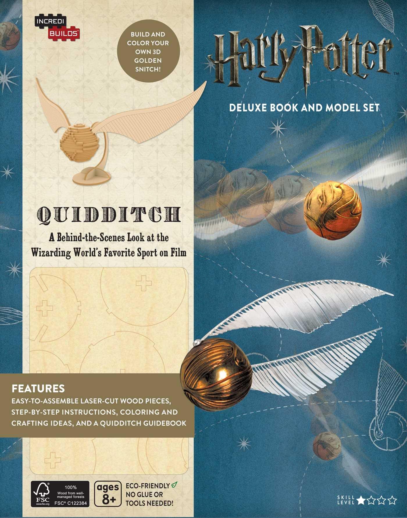 Incredibuilds: Harry Potter Quidditch Deluxe Bookand Model Set