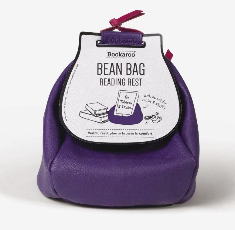 Lugemisalus Bookaroo Bean Bag, purple