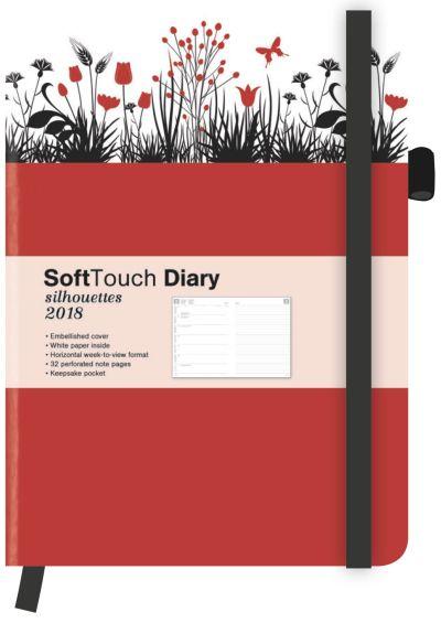 SOFTTOUCH DIARY LARGE 2018: SILHOUETTES TULIPS