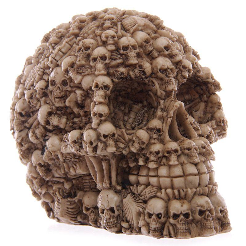 Dekoratiivkuju Multiple Skulls Head
