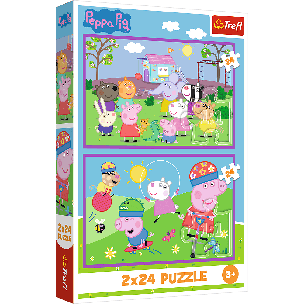 Puslekomplekt 2x24 tk Põrsas Peppa