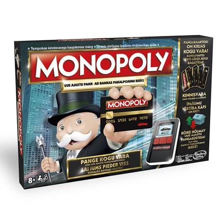 LAUAMÄNG MONOPOLY ELEKTROONILINE (PANGAKAARDIGA) EST+LAT