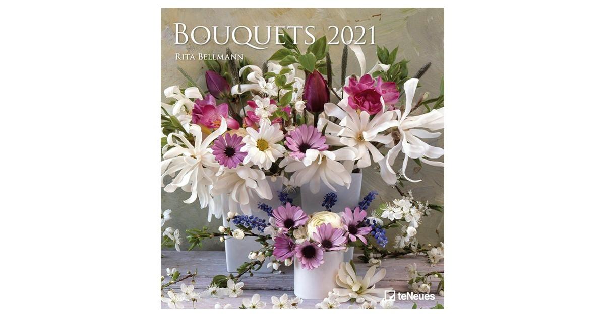 2021 Seinakalender Bouquets, 45X48Cm