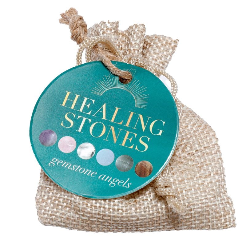 Poolvääriskivist dekoratiivkuju Divine Angel Healing Stone, assortii