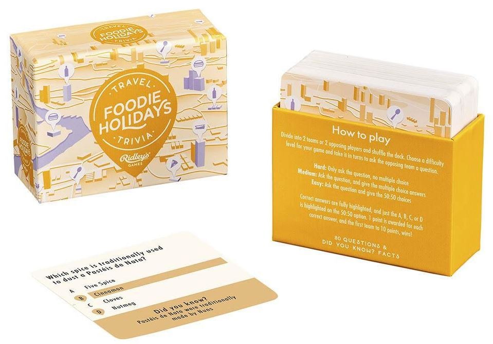 Ridley's Games Room: Mälumäng Foodie Holidays Trivia