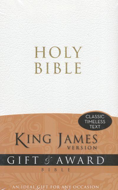 Gift Bible: King James Version. White