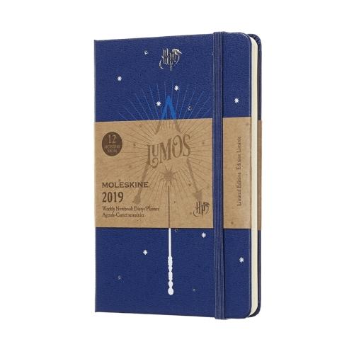 2019 Moleskine 12M Harry Potter Weekly Diary Pocket Blue Hard Cover