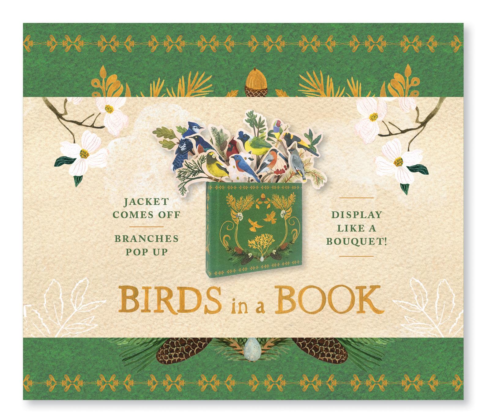 Bouquet in a Book: Birds in a Book