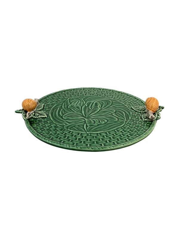 BORDALLO PINHEIRO VAAGEN GREEN LILY WITH SNAILS