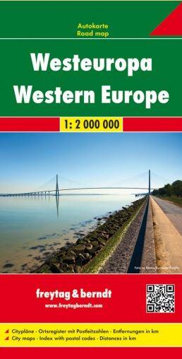 WESTERN EUROPE ROAD MAP 1:2 MLN