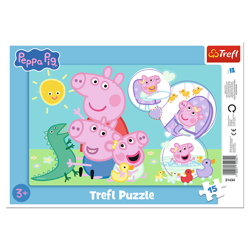 Raampusle 15 tk Põrsas Peppa