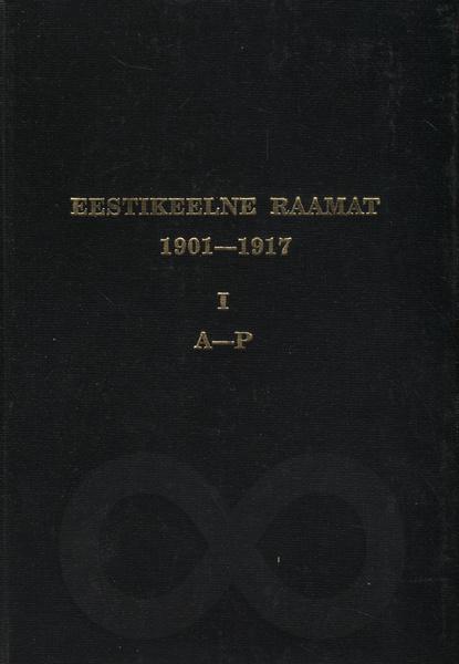 Eestikeelne raamat 1901-1917