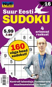Suur Eesti Sudoku nr 16