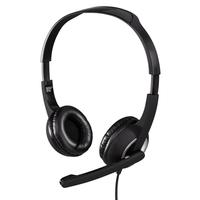 Kõrvaklapid+mikrofon Hama PC-Office-Headset HS-P150 Stereo Black/must, 40mm, 2x3.5mm pistikud, heli