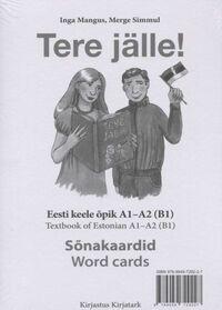 TERE JÄLLE! WORD CARDS - TEXTBOOK OF ESTONIAN A1-A2 (B1)