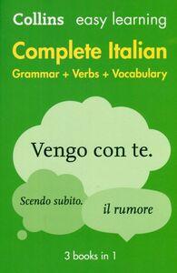 Easy Learning Complete Italian Grammar,Verbs and Vocabulary (3 Books in 1)
