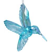 Rippuv kaunistus Acrylic Hummingbird, Turquoise