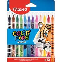 Viltpliiats ColorPeps Animals 12 värvi, Maped