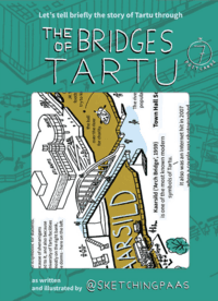 Postkaartide komplekt The Bridges of Tartu
