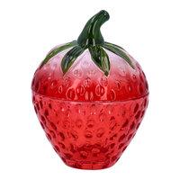Hoiukarp klaasist Red Strawberry, 12cm