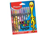 Viltpliiats Color Peps Monster 12 värvi pakis