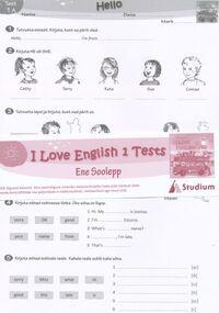 I LOVE ENGLISH 1 TESTS