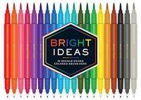 BRIGHT IDEAS DOUBLE-ENDED COULURED BRUSH PENS