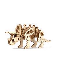 Triceratops 3D puidust pusle 