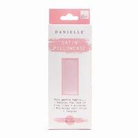 Danielle padjapüür: Live Breathe Beauty, pink satin, 50x75cm
