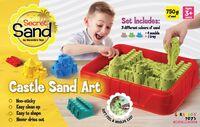 Secret Sand modelleerimisliiv Lossi komplekt alusega 5 osa 750g