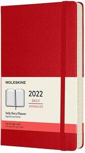 MOLESKINE 12M (2022) DAILY DIARY LARGE SCARLET RED