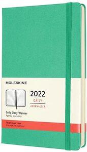 MOLESKINE 12M (2022) DAILY DIARY LARGE, ICE GREEN