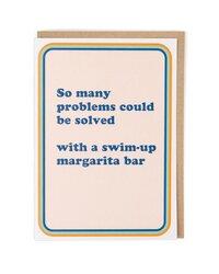 Õnnitluskaart Swim-up Margarita Bar